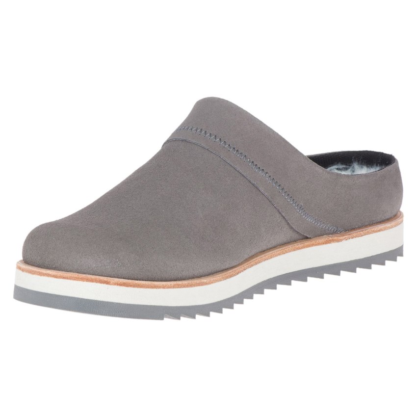 Sabots Merrell Juno Clog Suede Grise Femme | J.B.URRV